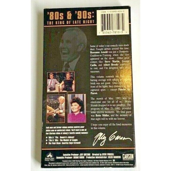 Johnny Carson: His Favorite Moments from the Tonight Show 3 Volume Set VHS - Picture 9 of 10